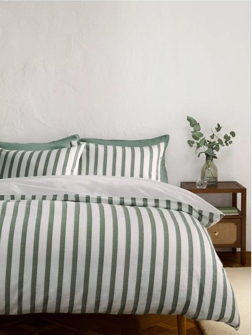Stitch Stripe Duvet Cover Set