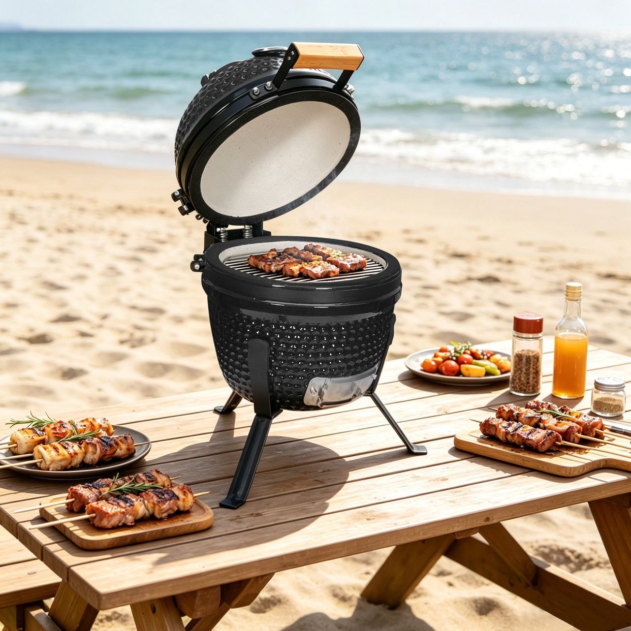 Habitat Mini Tabletop Kamado Charcoal Bbq