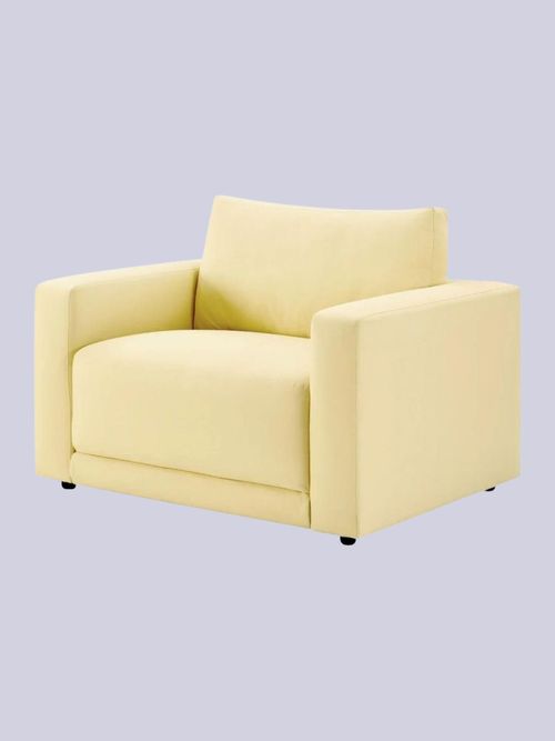 Chicago Loveseat in Butter Yellow