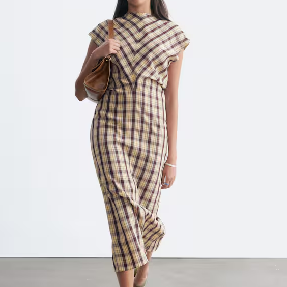 &amp;amp; Other Stories, Check Midi Dress