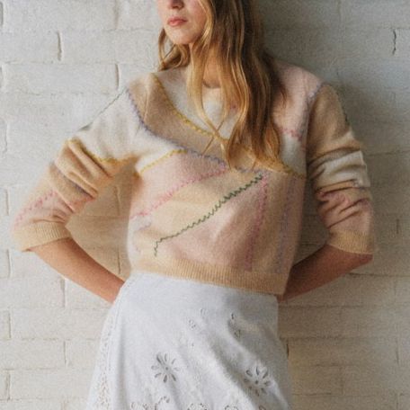 Ameline Jumper - S&amp;eacute;zane X Sea Ny - Pastel Pink - Kid Mohair - S&amp;eacute;zane