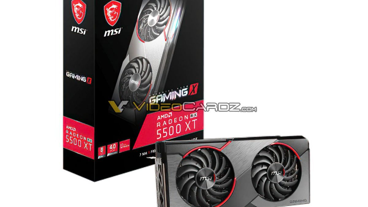RADEON RX5500XT 8GB【カスタマイズ】 MSI's RX 5500 XT Gaming and Mech Graphics Cards Spotted Ahead of