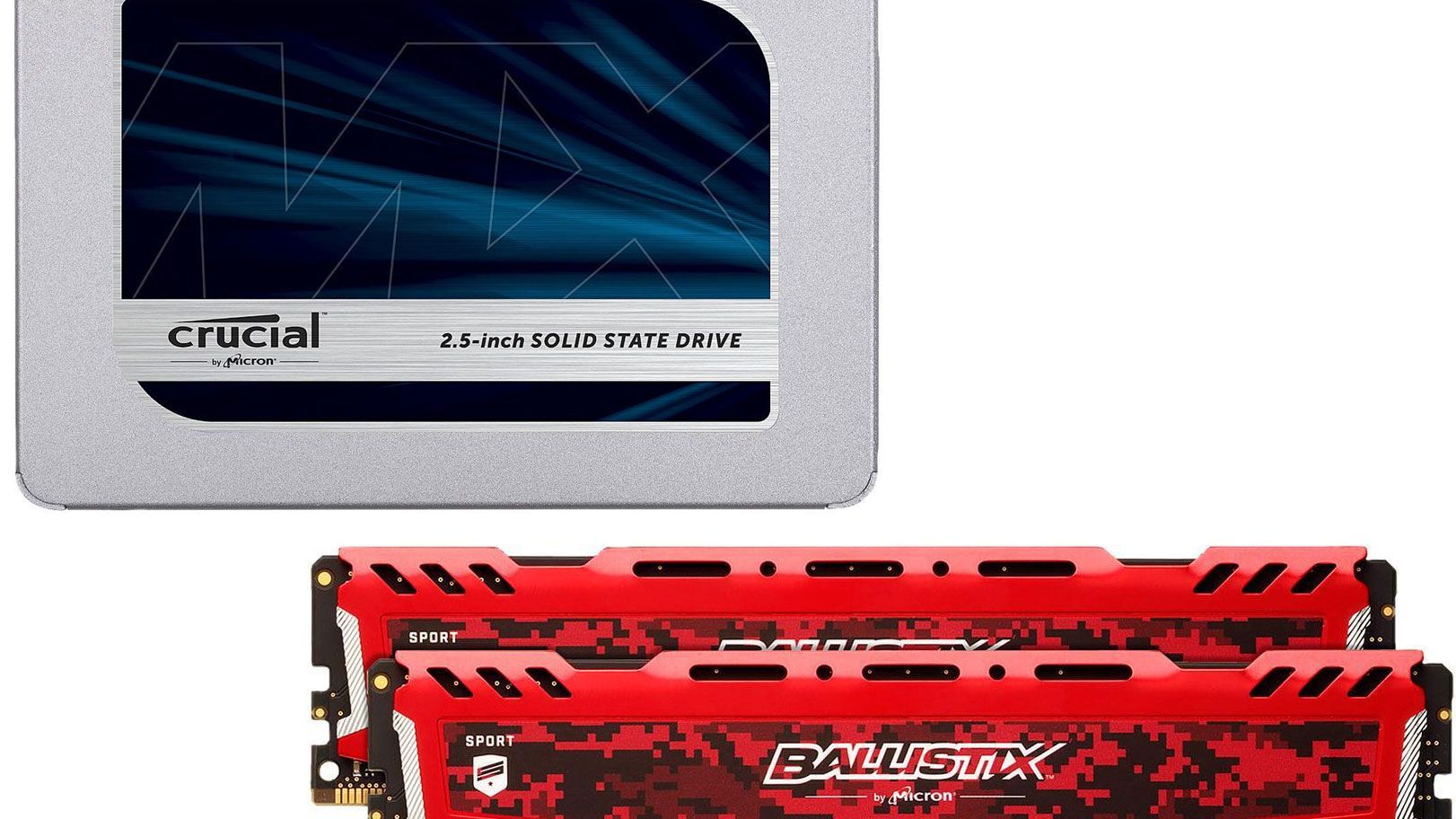 Get a Crucial MX500 500GB solid state and 16GB DDR4-2666 for $250