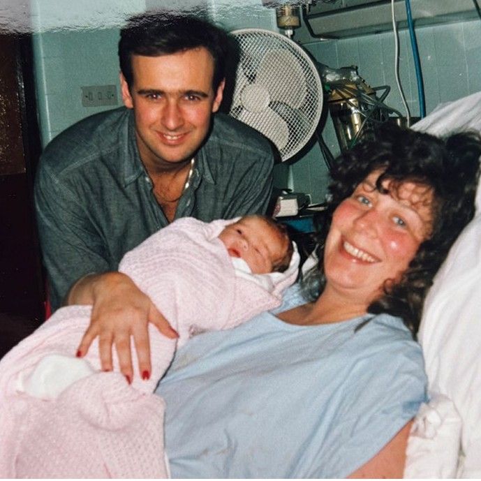 Gilly Bell, Gregory, and baby Poppy