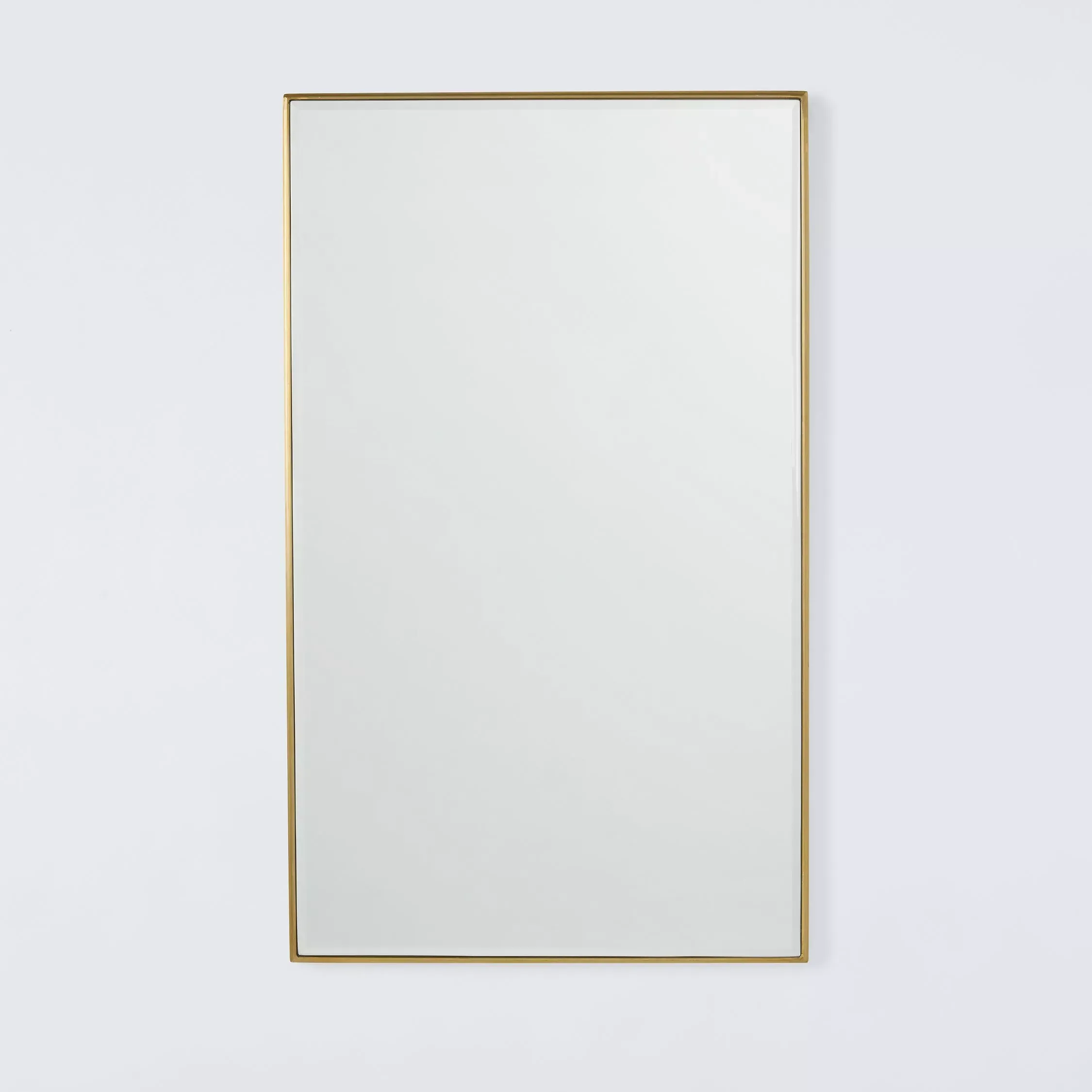 John Lewis Dalston Aluminium Rectangular Wall Mirror, 100 X 60cm