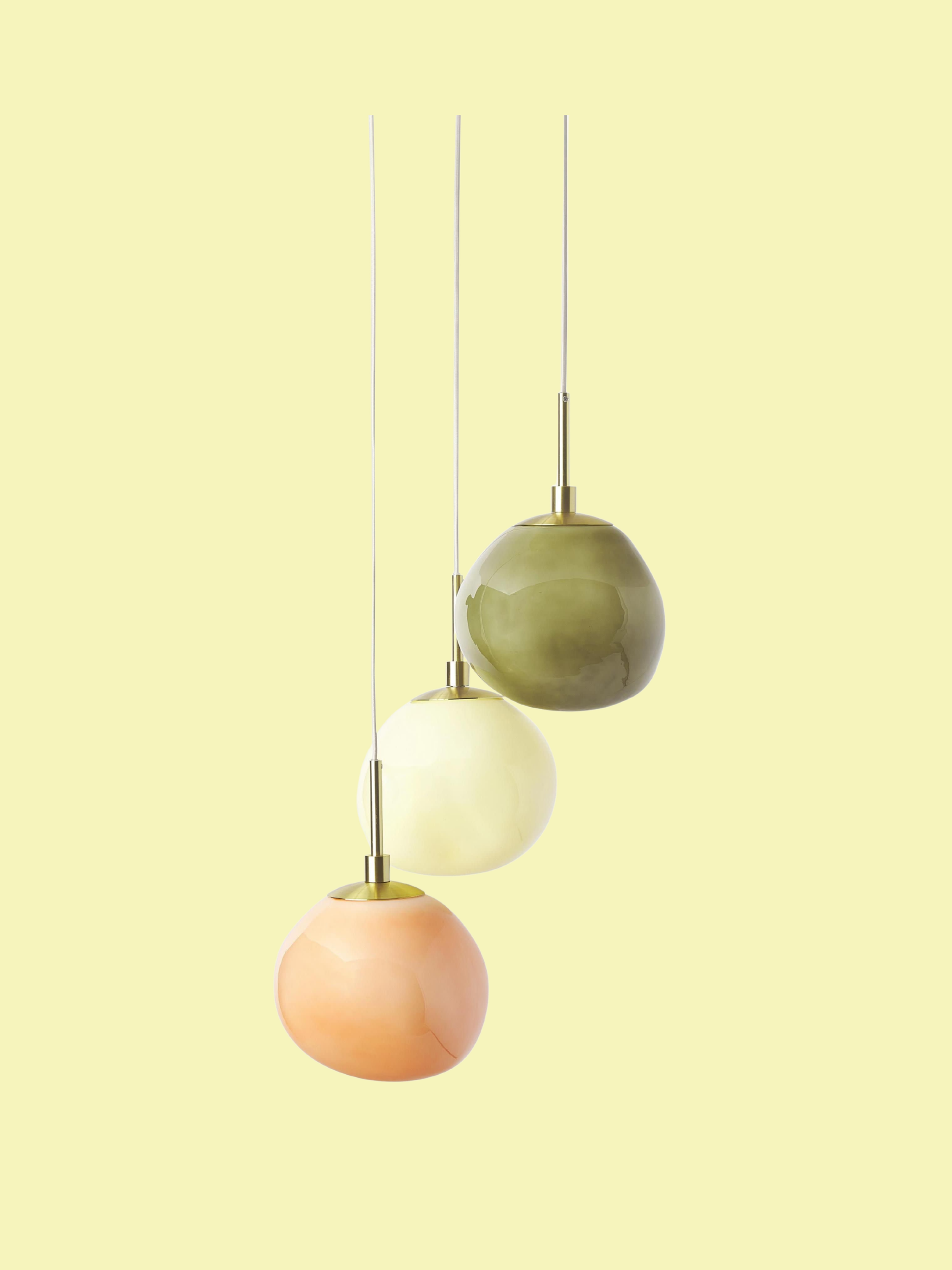 Opal Glass Cluster Pendant Light Josie