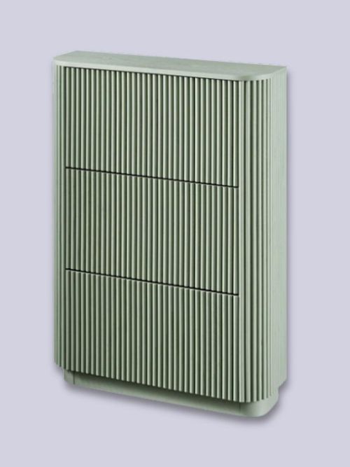 Maru 3-Door Shoe Storage Cabinet, Sage Green