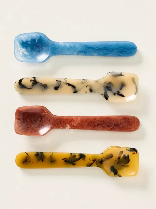 Mignon Resin Spoons, Set of 4