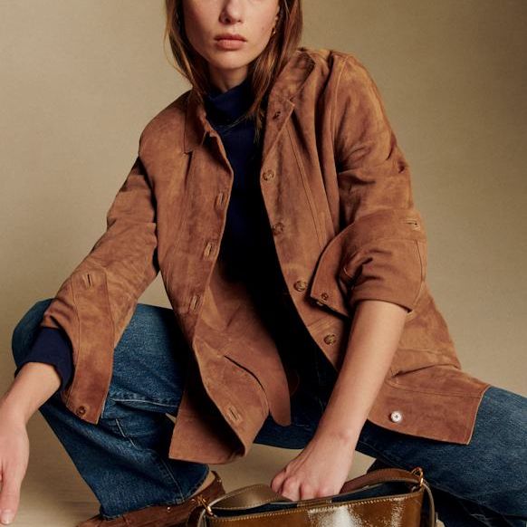 Will Jacket - Camel Suede - Goat Leather - S&amp;eacute;zane