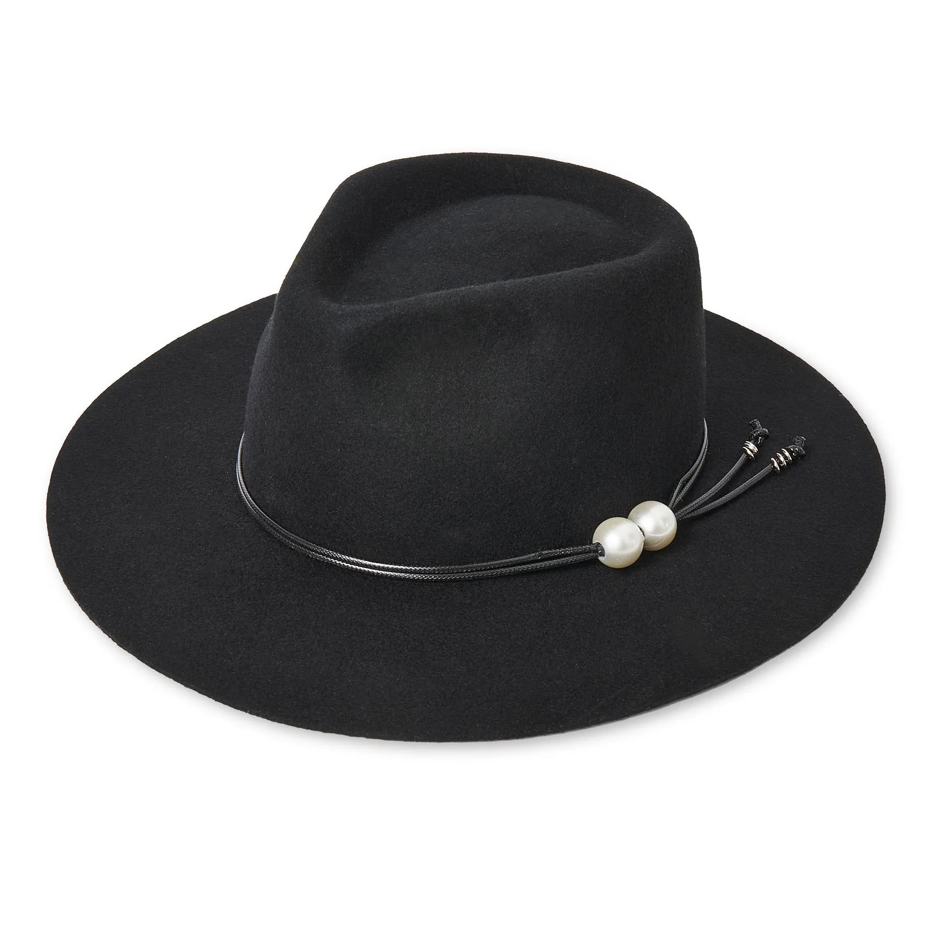 Lele Sadoughi Jet Farrah Wool Rancher Hat