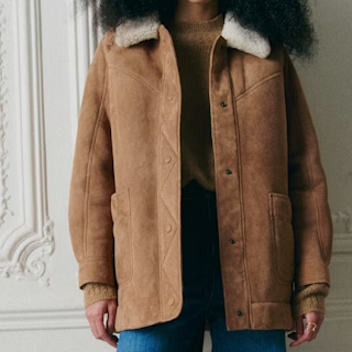 Cappotto shearling di Sézane