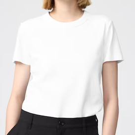 Uniqlo, White T-Shirt