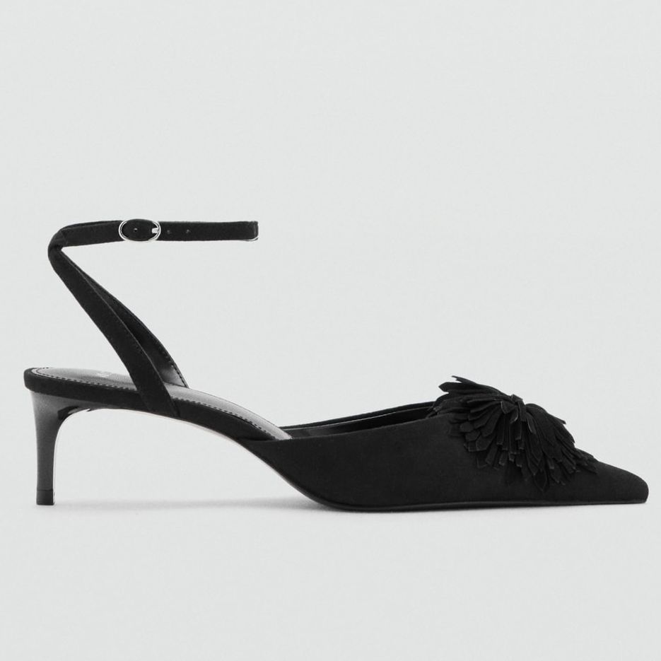 Kitten-Heel Pom-Pom Shoes - Women | Mango United Kingdom
