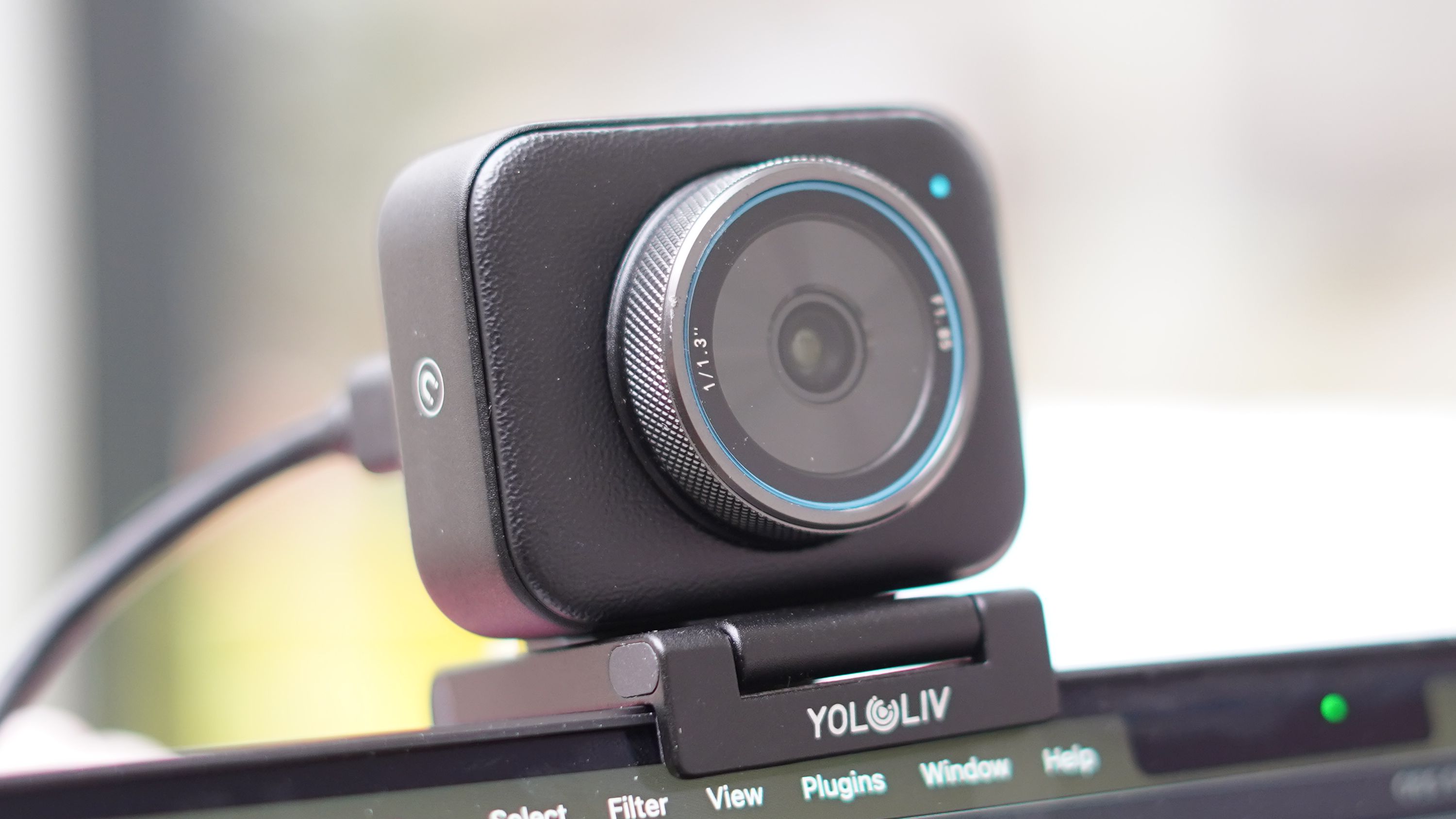 YoloCam S3 on MacBook