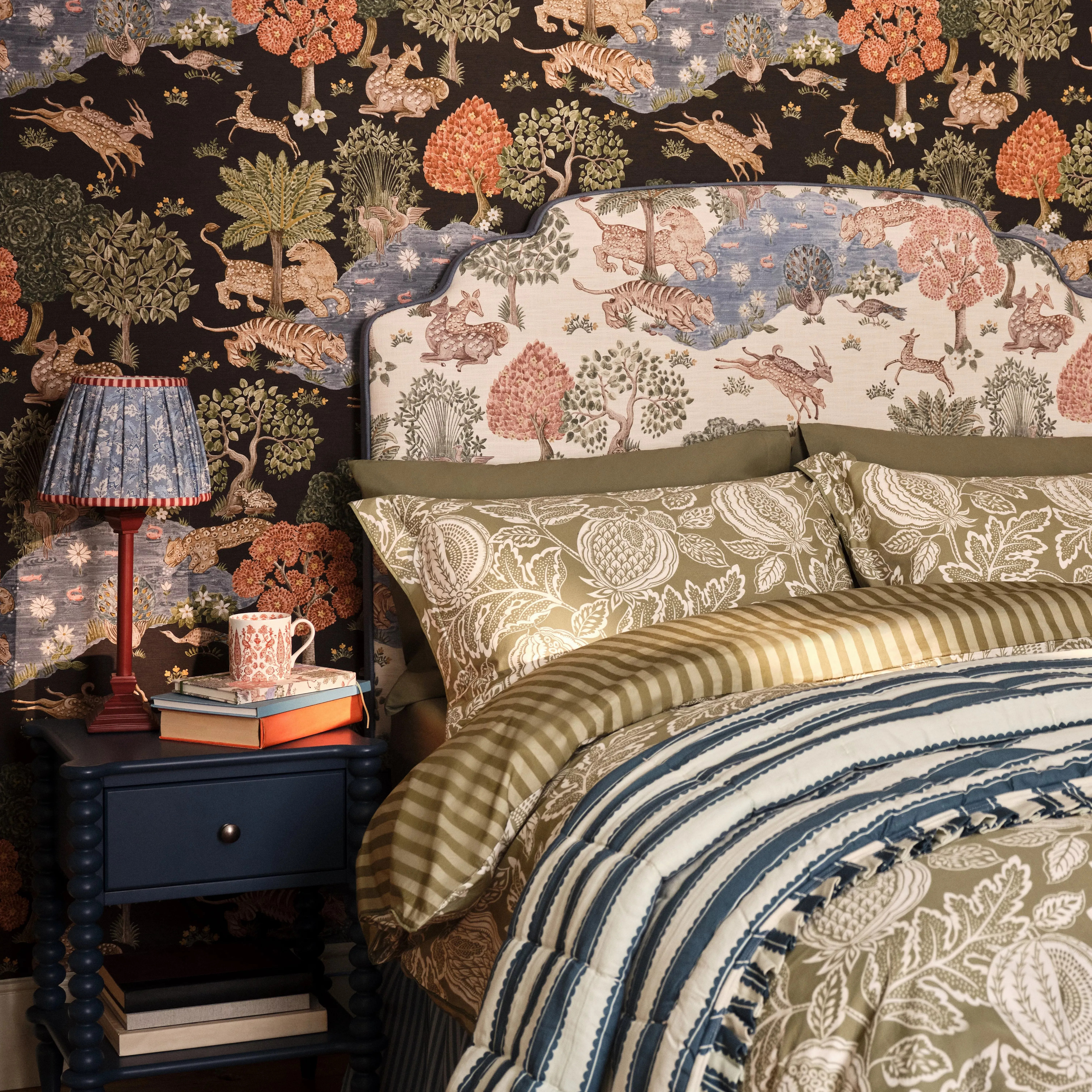 John Lewis X Sanderson Pamir Garden Headboard, Double