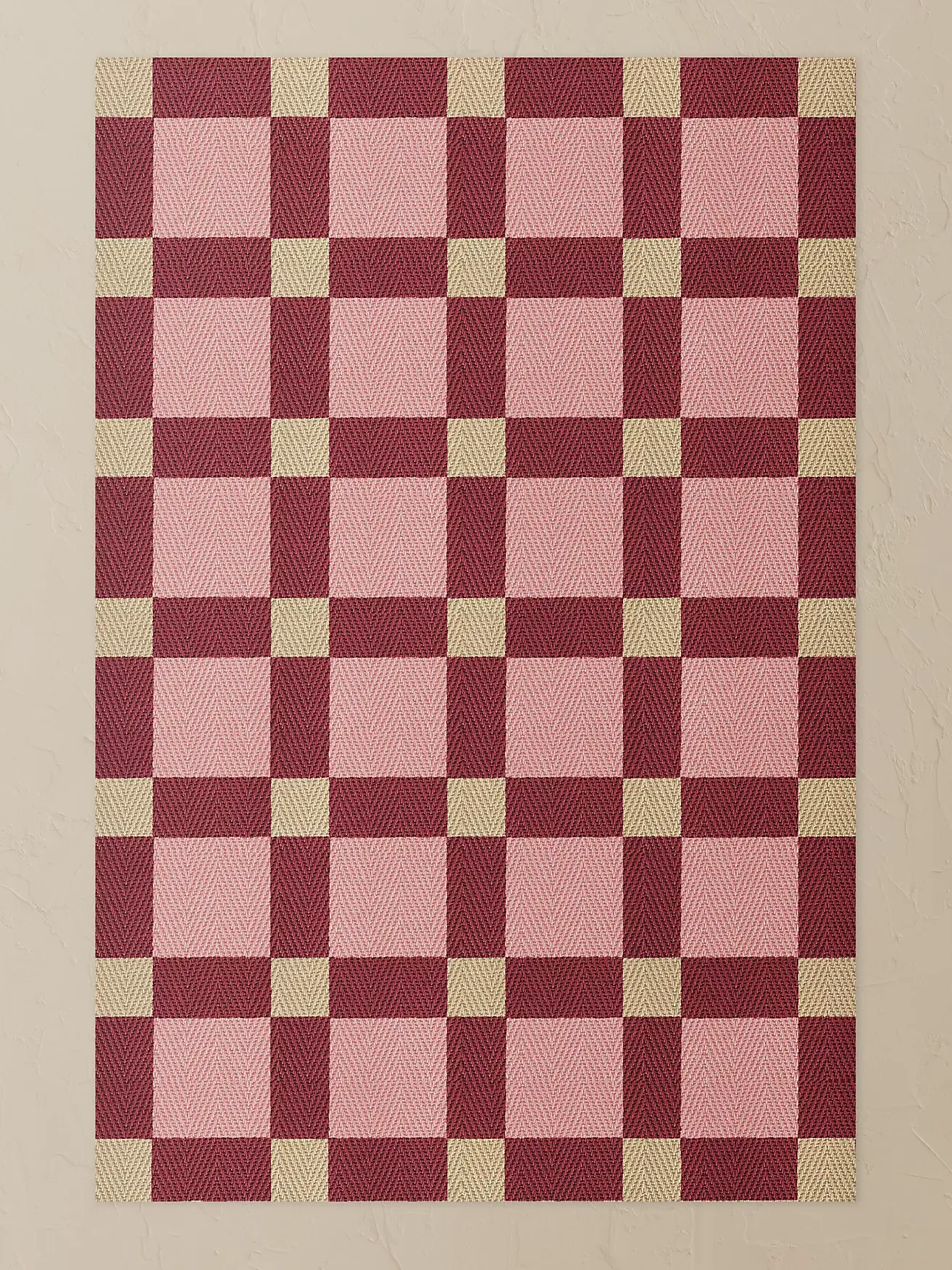 Layered X Evelina Kroon Plum Punch Jute Rug