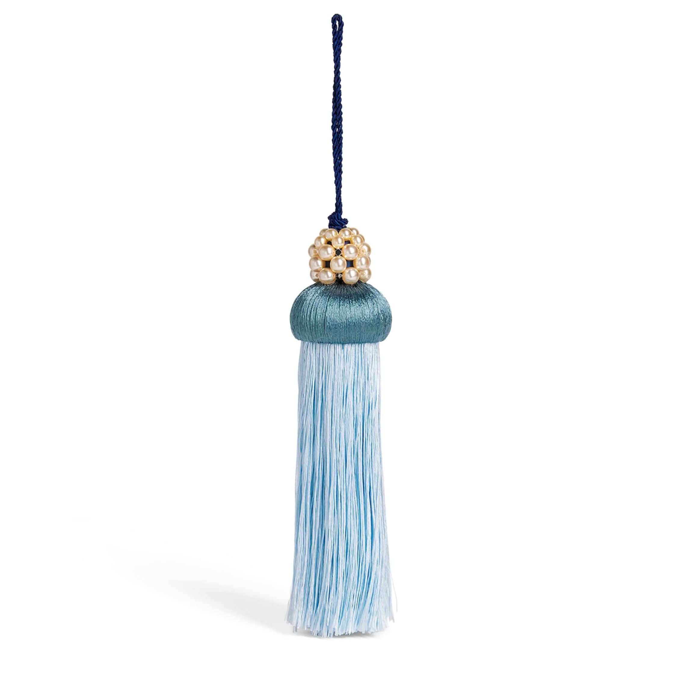 Jessica Light Pearl-Embellished Large Tassel Tree Decoration