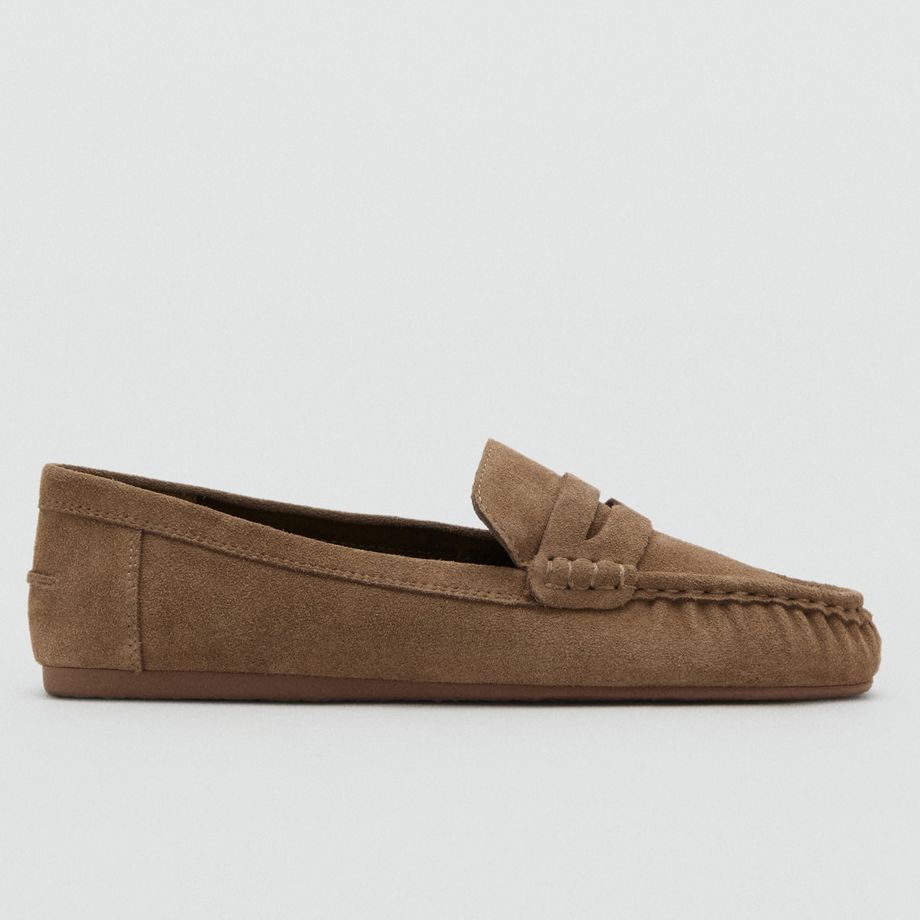 Suede Penny Loafers - Women | Mango United Kingdom