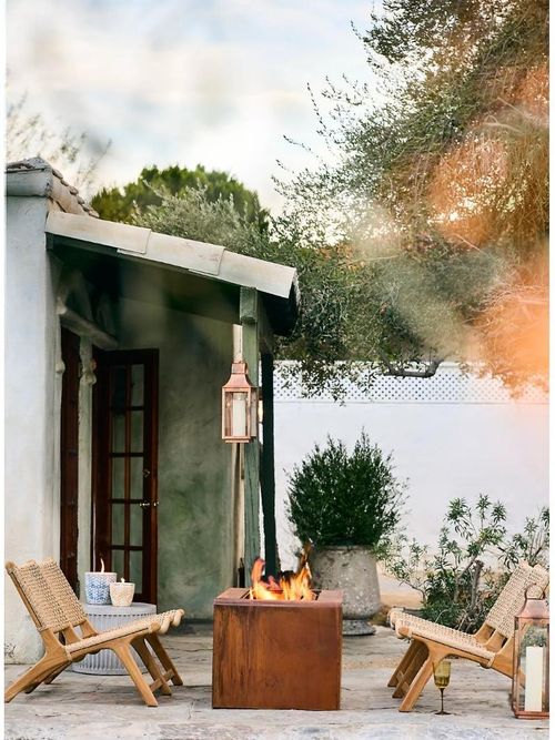 Terrain Havana Open Weave Two Seat Armless Bench