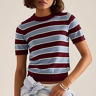 Anthropologie, Stripe Knit Top