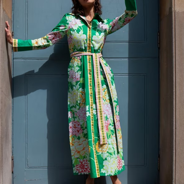 John Lewis, floral maxi dress