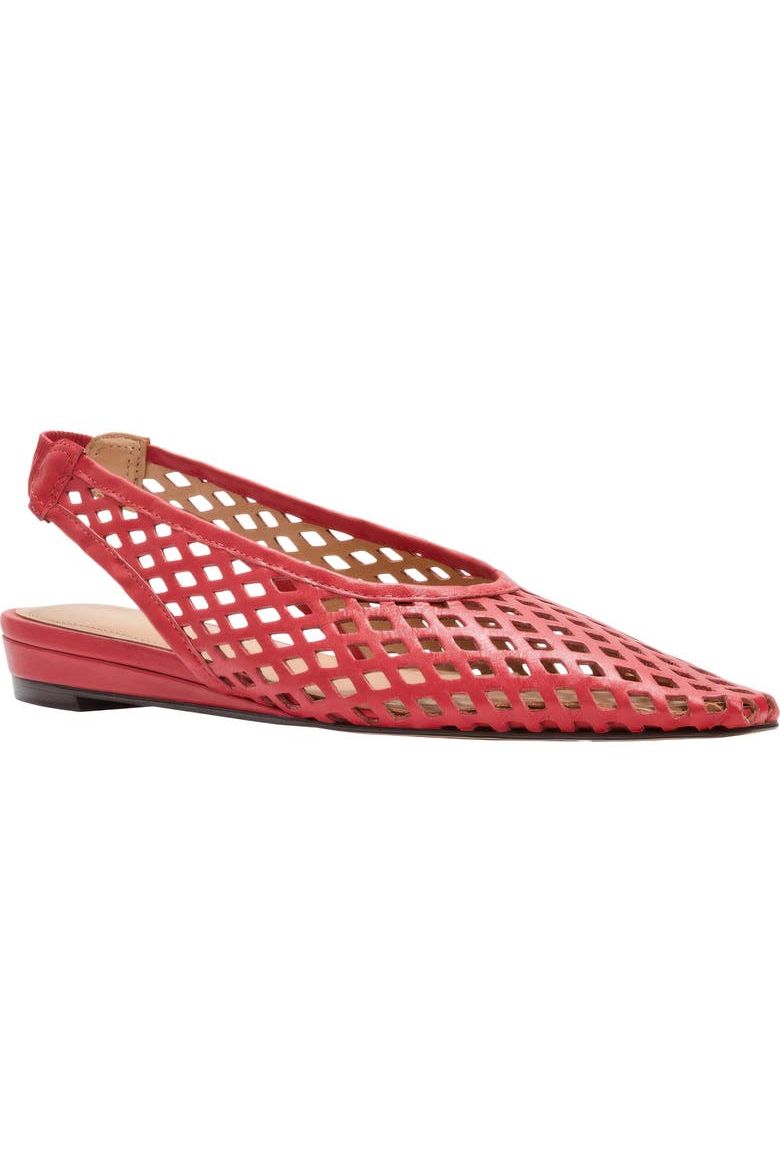 Brielle Pointed Toe Slingback Flat