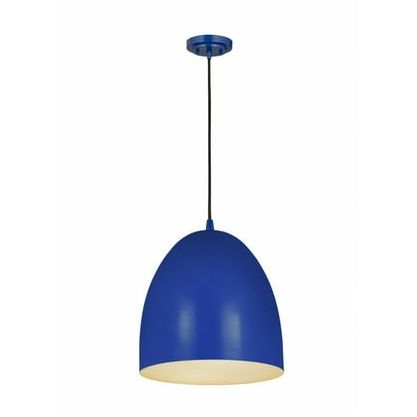 Z-Lite Z Studio Dome - Pendant 1 Light Pendant With Matte Black Frame