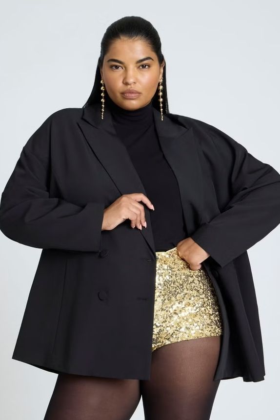 Eloquii Sequin Hot Short