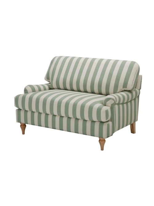 Hampshire Loveseat - Green Stripe