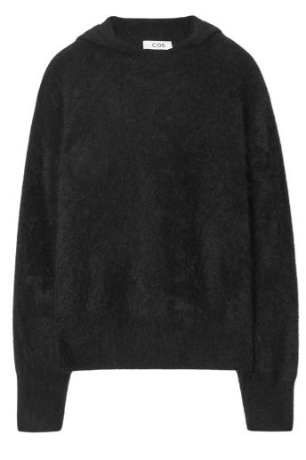 COS, Brushed-Cashmere Hoodie