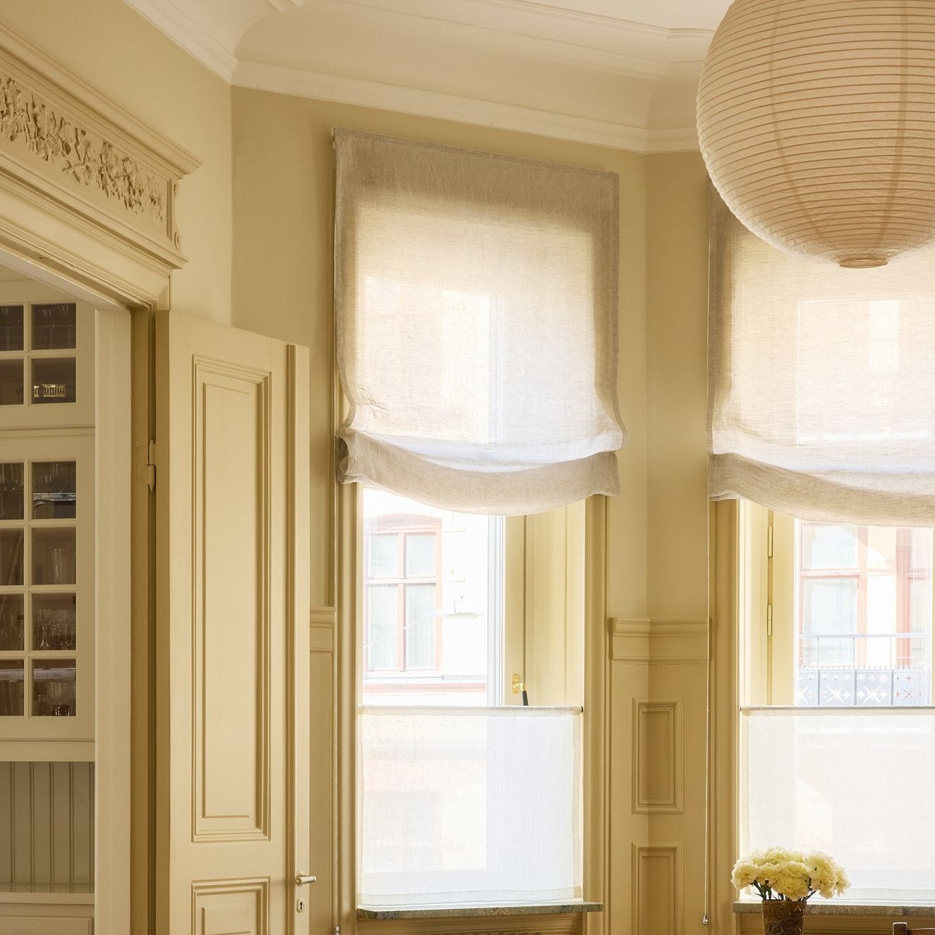 Soft Roman Blind Sheer Linen