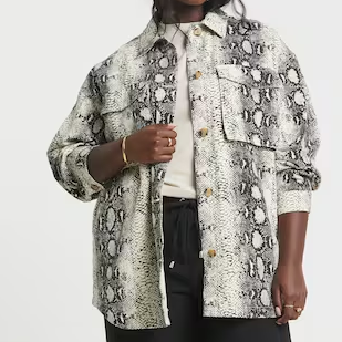 Simply Be, Snake Print Jacket