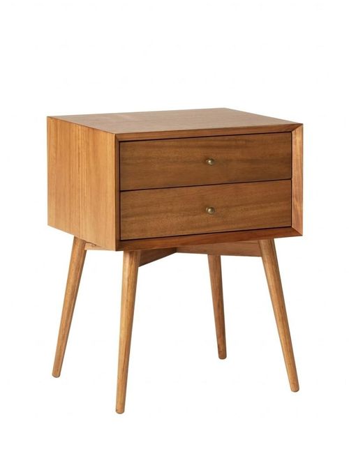 Mid-Century Modern Closed Bedside Table
