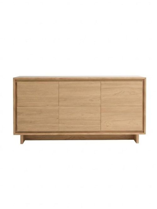 Kaci 2 6 Drawer Wide Drawer Small Chest in Oak Effect