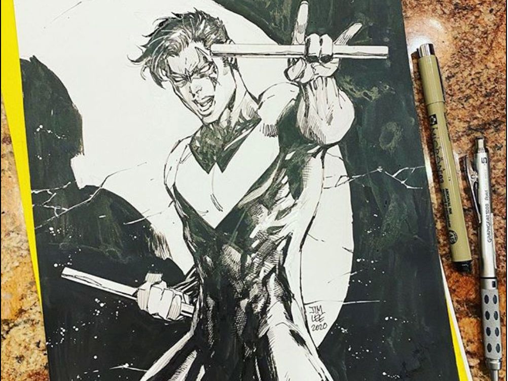 Want to own an original Jim Lee sketch? | Creative Bloq