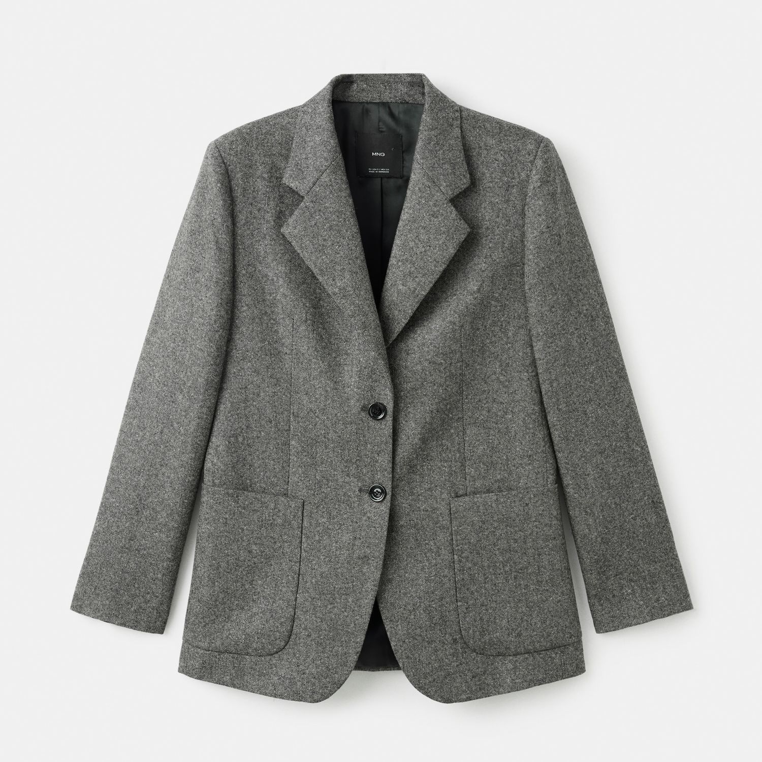Speckled Wool Suit Jacket - Women | Mango United Kingdom