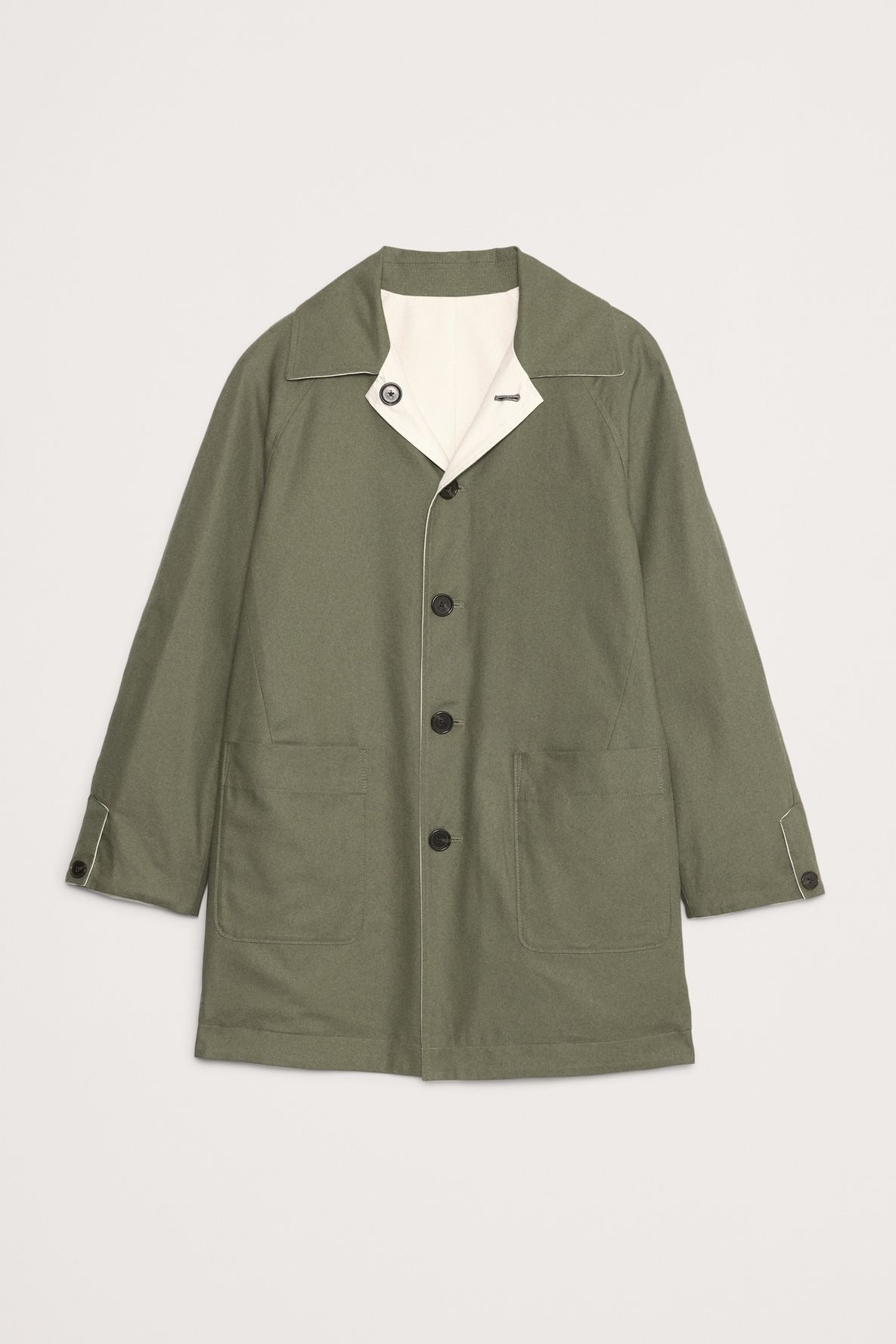 Short Reversible Cotton Car Coat