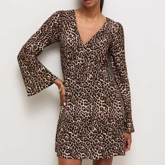 New Look, Leopard Print Mini Dress