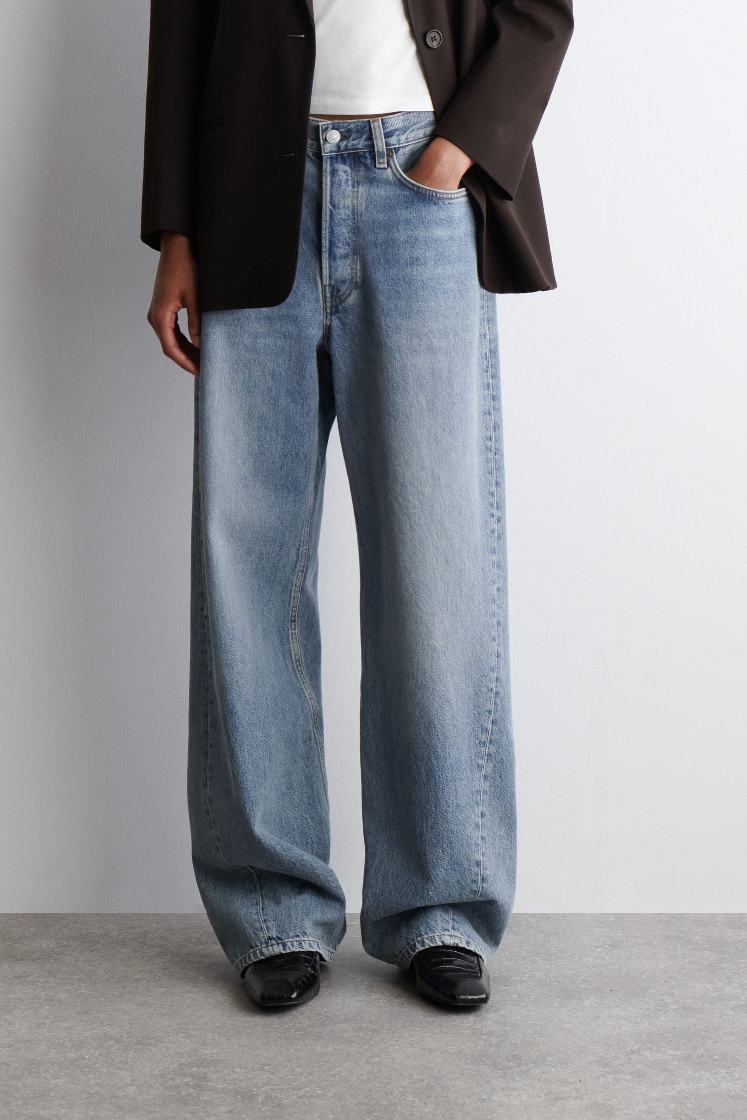 Facade Straight-Leg Jeans