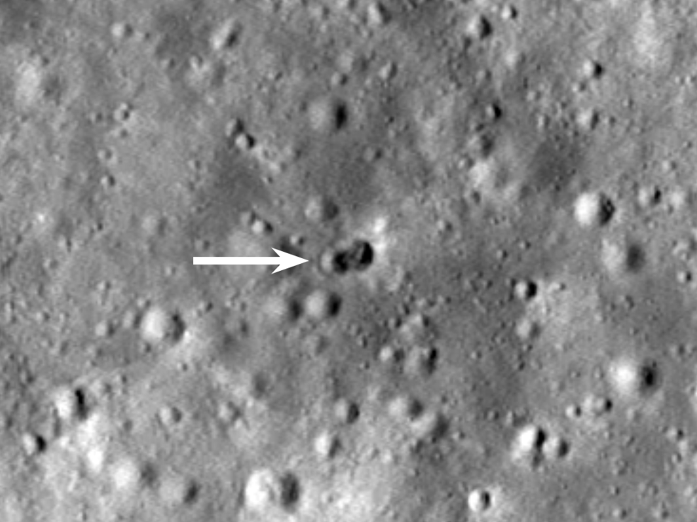 Mystery rocket that smashed into the moon left 2 craters, NASA