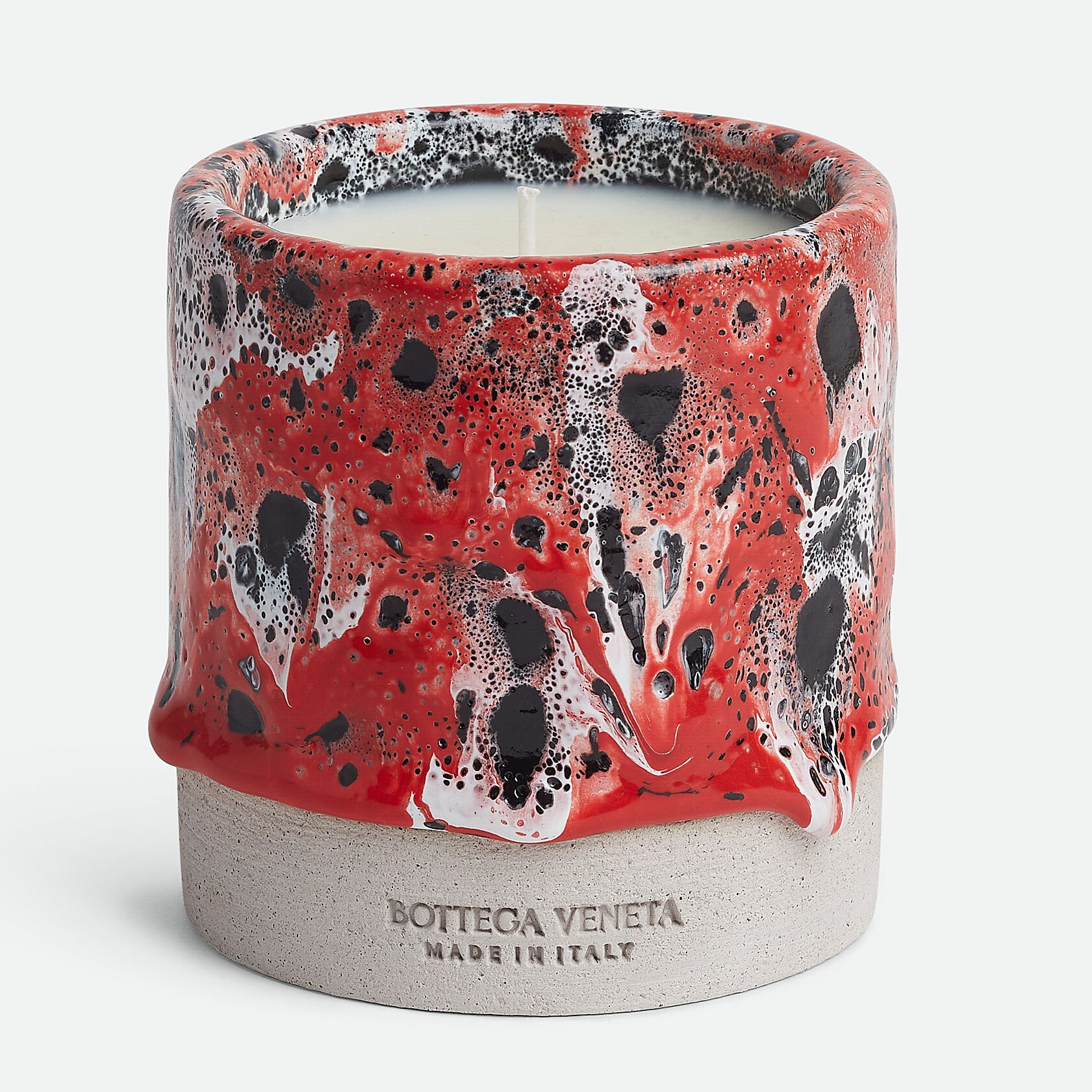 Women's Redstone Glaze Candle in Red/white/black