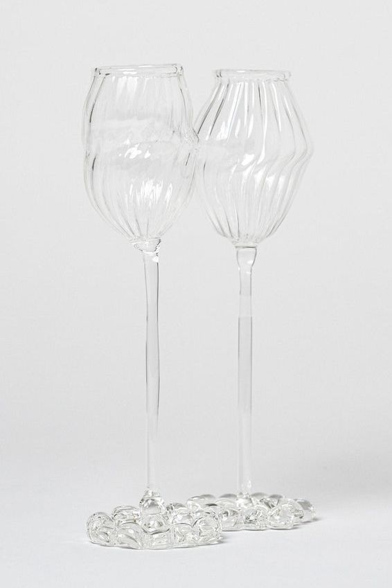 Artisan Shaped Orphee Glass | Set of 2