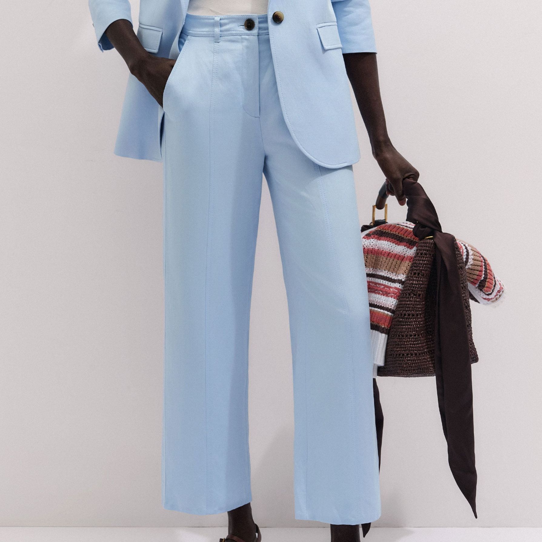 Straight Crop Trouser