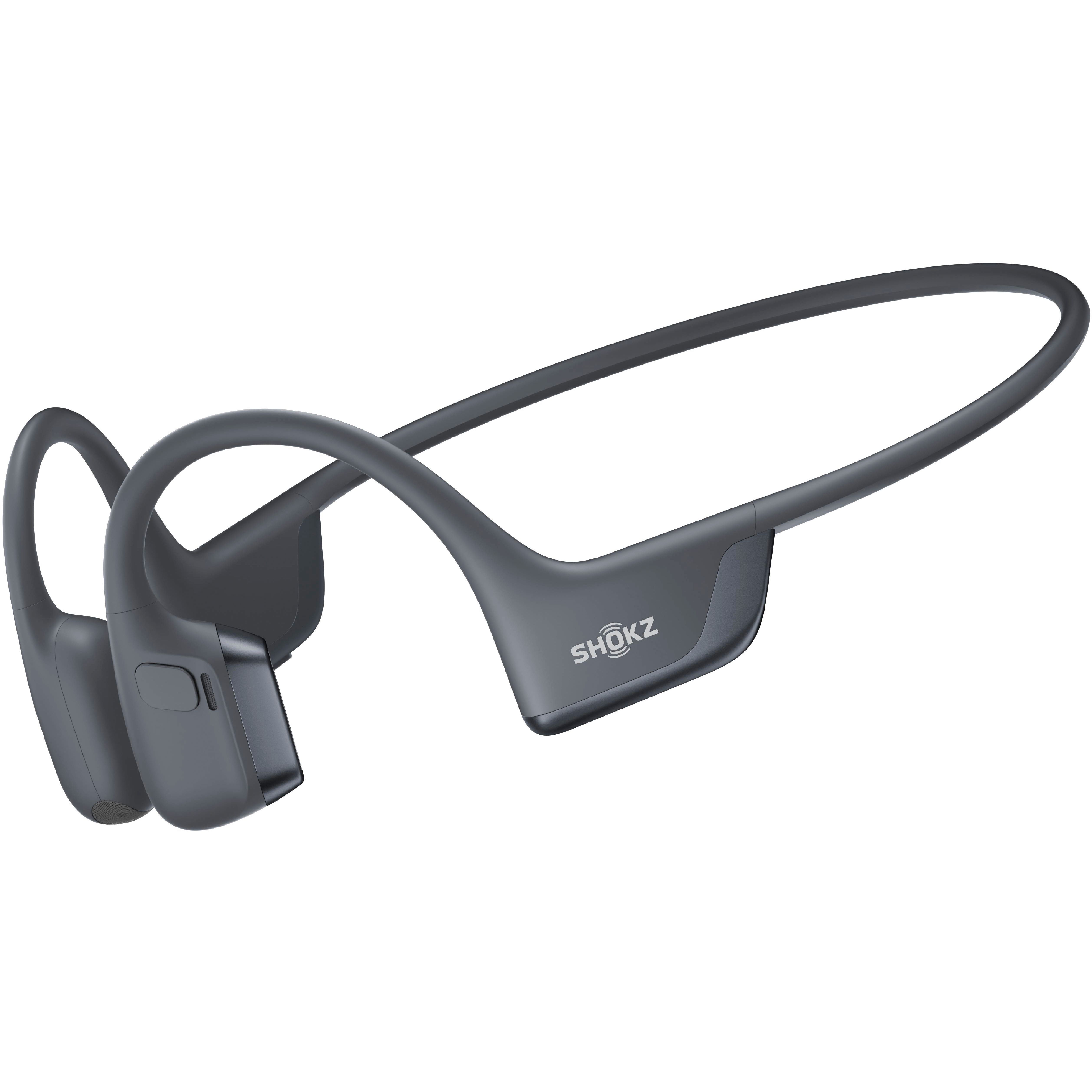 Shokz OpenRun Pro 2 open-ear headphones in black.
