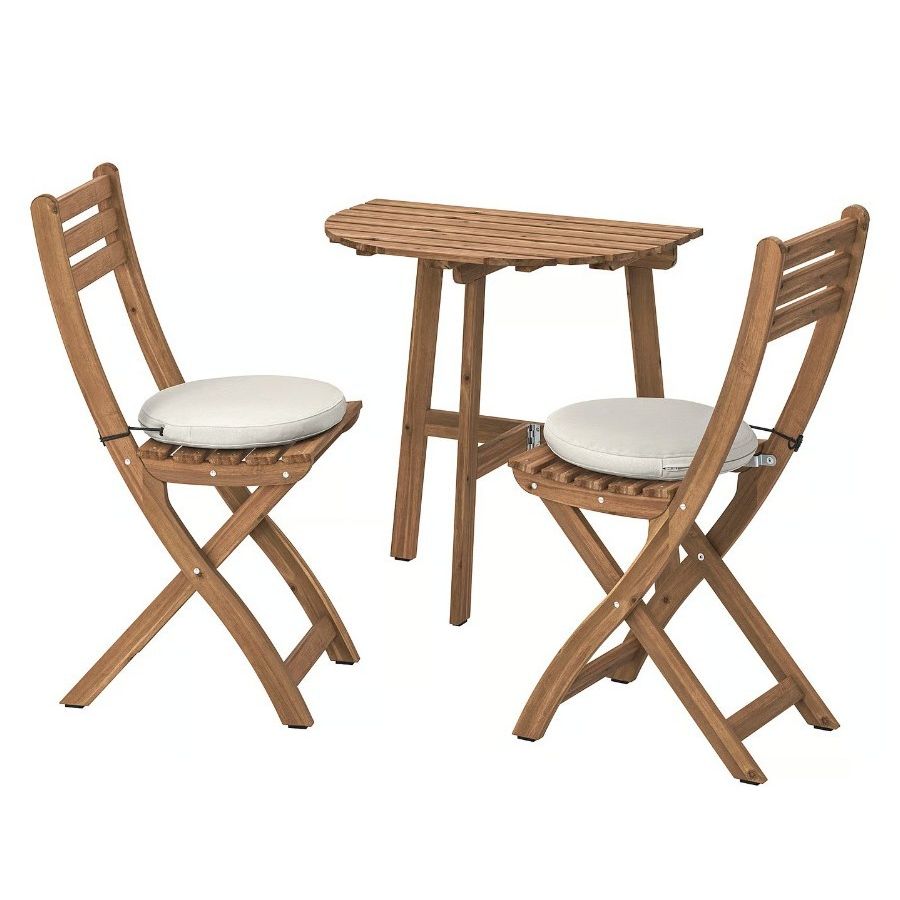 IKEA, Askholmen Wall Table &amp;amp; Folding Chairs