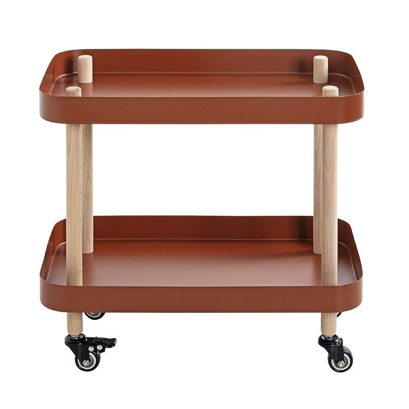 17 Stories Side Table on Castors | Wayfair.co.uk
