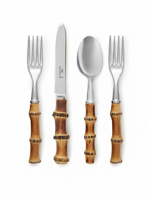 Bamboo Starter / Dessert Cutlery (set of 4 Pieces)