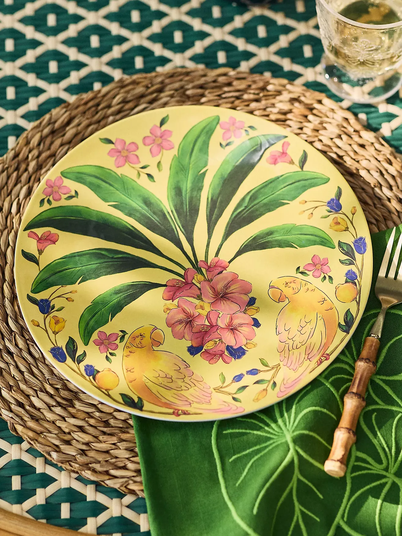 Farm Rio X Anthropologie Melamine Dinner Plate