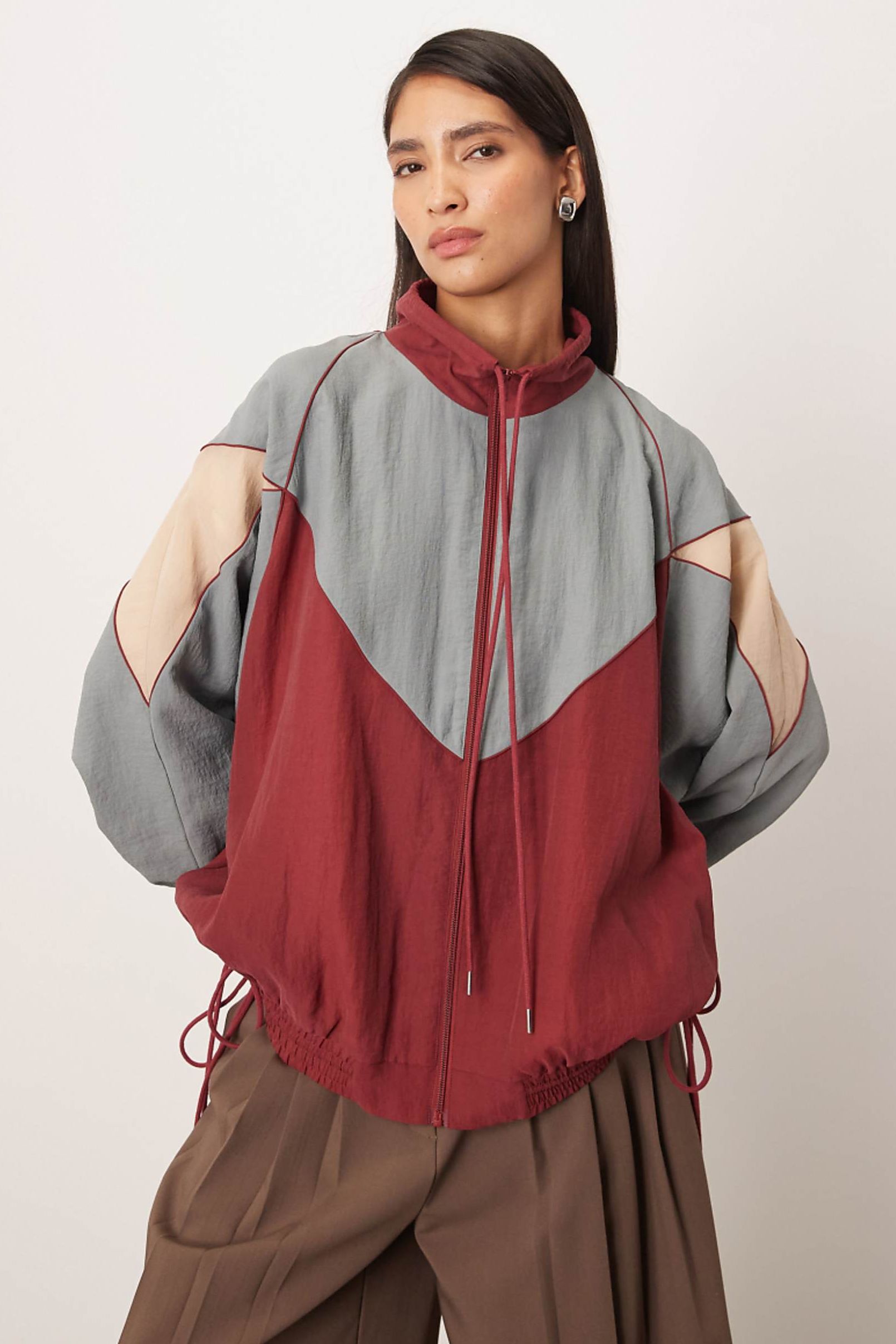 Arrange Track Jacket in Color Block