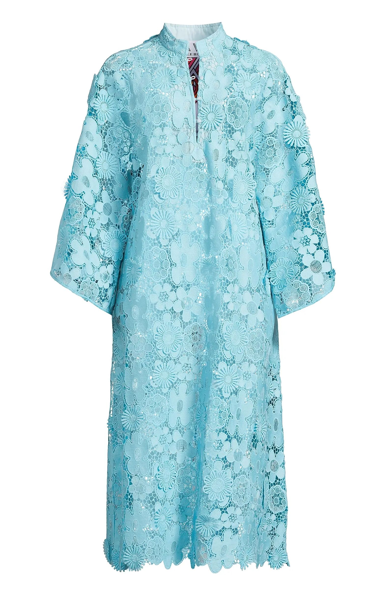 La Vie Style HouseMod Floral Lace Caftan